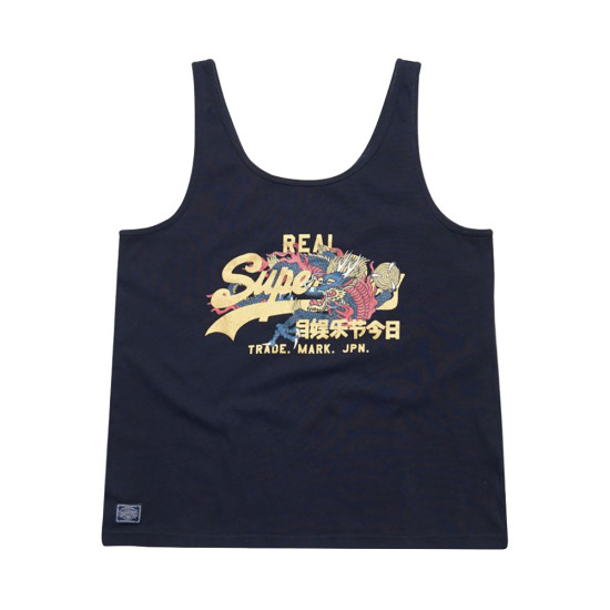 Superdry Γυναικεία αμάνικη μπλούζα Vintage Logo Narrative Vest